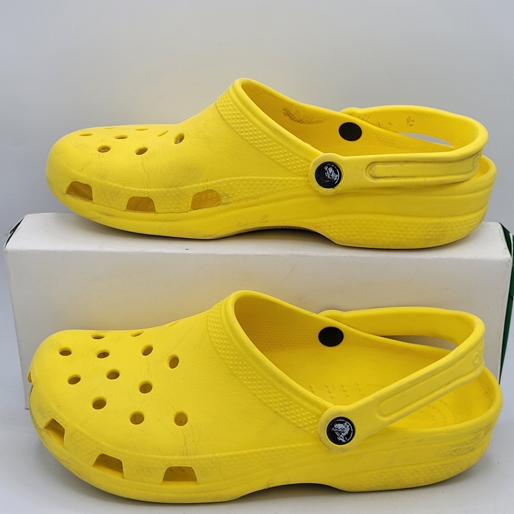 Crocs Yellow Classic Clogs Size 11 In Womens Size 9 In Mens